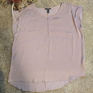 Silky Muted Lavender Blouse
